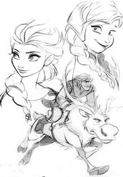 coloriage la reine des neiges